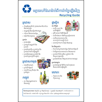 Recycling guide: Cambodian/Khmer thumbnail