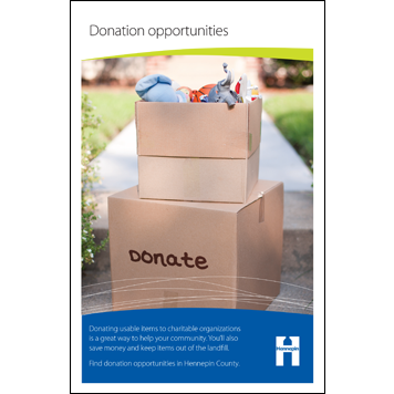 Donation opportunities brochure thumbnail