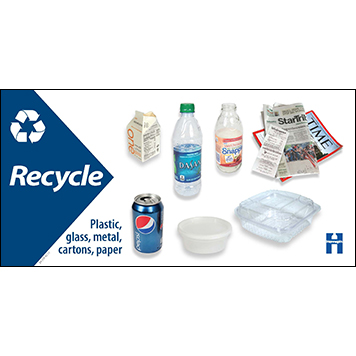 Horizontal recycling label thumbnail