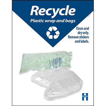 Plastic bag and wrap recycling poster thumbnail