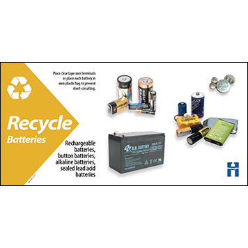Battery recycling poster — small thumbnail