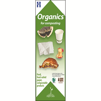 Breakroom Organics Recycling Label thumbnail
