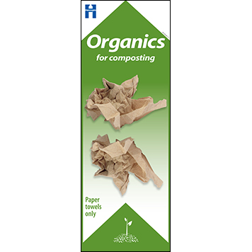 Paper Towel Organics Recycling Label thumbnail