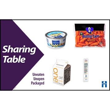 Share table sign: refrigerated items only thumbnail